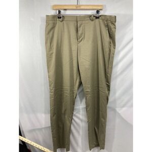 Perry Ellis portfolio Slim fit dress pants tan sz 38x32
